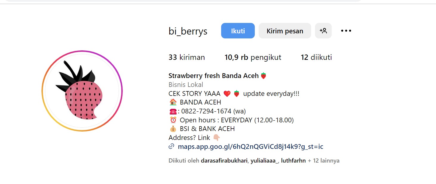Daftar Penjual Buah Strawberry di Banda Aceh: Nikmati Kelezatan Buah Segar Langka